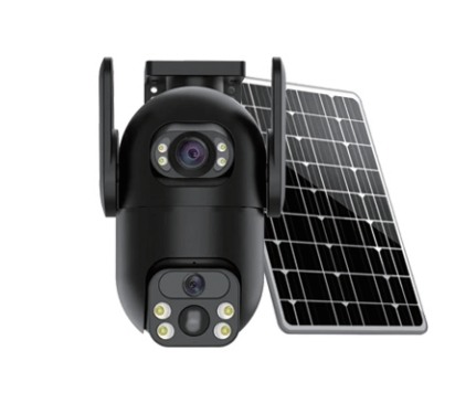 Dual-lens solar camera QX05 shown in the catalogue