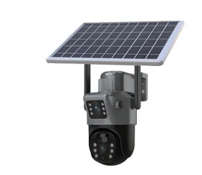 Dual-lens solar camera A602 shown in the catalogue