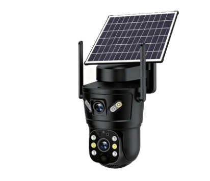 Dual-lens solar camera QL05 shown in the catalogue