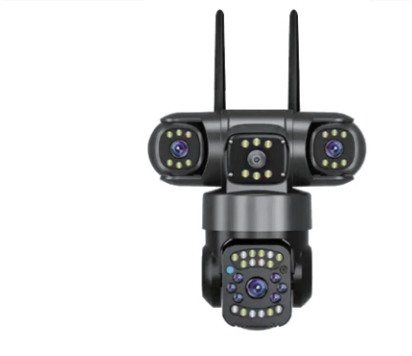 Three-lens outdoor PTZ camera QD21 shown in the catalogue