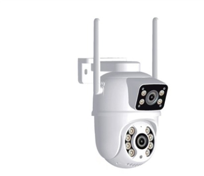 Dual-lens outdoor PTZ camera QD13 shown in the catalogue